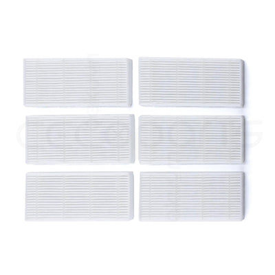 Pack de 6 filtros HEPA deposito de polvo Conga 2290 Ultra / 2290 Ultra Home / 2290 X-Treme / 2290 Titanium / 2290 Ultimate / 2290 Absolute
