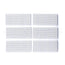 Pack de 6 filtros HEPA deposito de polvo Conga 2290 Ultra / 2290 Ultra Home / 2290 X-Treme / 2290 Titanium / 2290 Ultimate / 2290 Absolute