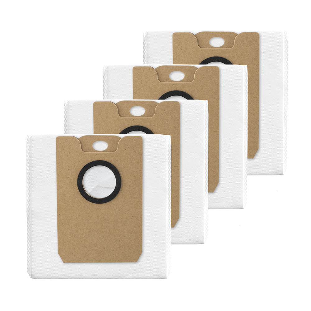 Pack de Bolsas de Polvo Premium para Cecotec Conga 2299 y 2499. Accesorios. Mayor Duración y Filtración Superior. Bolsa de Autovaciado de Aspiración. (Pack 4)