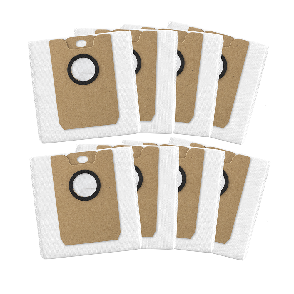 Pack de Bolsas de Polvo Premium para Cecotec Conga 2299 y 2499. Accesorios. Mayor Duración y Filtración Superior. Bolsa de Autovaciado de Aspiración. (Pack 8)