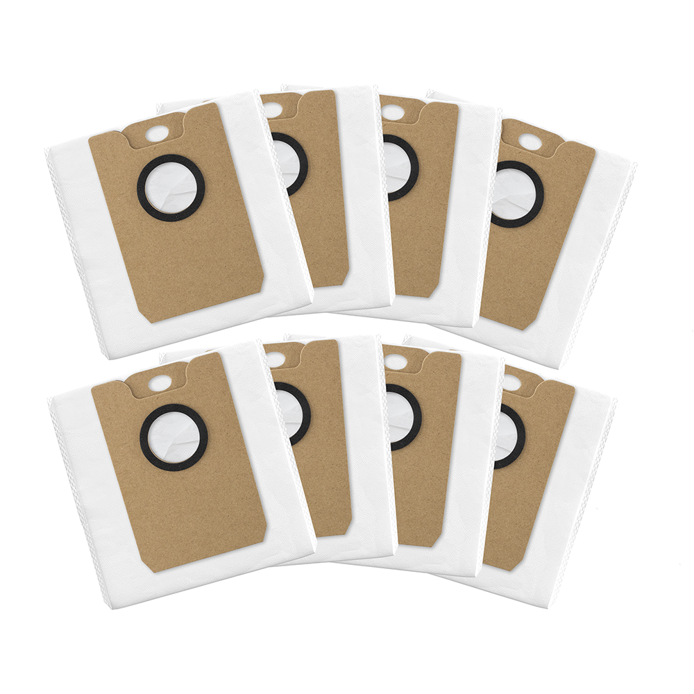 Pack de 8 Bolsas De Polvo Base Autovaciado Conga 2299 Ultra/ Conga 8290 Immortal Ultra/ Conga 7490 Immortal/ Conga 2499 Ultra/ Conga 2299 Ultra