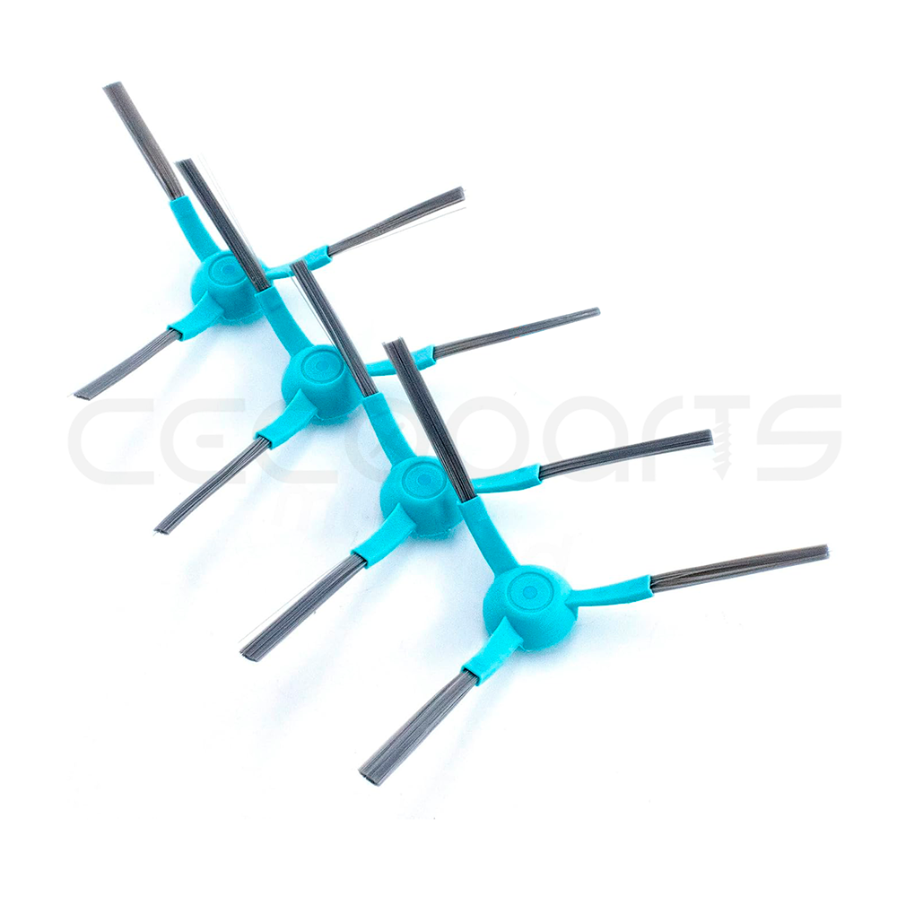 Pack 4 cepillos escobillas laterales Conga modelos 1690 / 1890 / 2090 / 2290 Panoramic / 2690 / 3090 / 3290 / 3390 / 3490 / 3590 / 3690 / 3790 / 3890 / 4090 / 4490 / 4690 / 5090 / 5490 / 6090 / 7090.