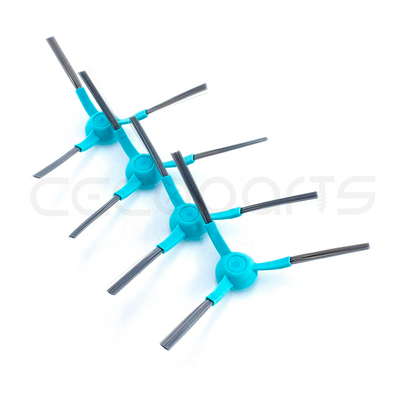Pack 4 cepillos, escobillas, para Cecotec Conga 2499 Ultra Genesis y 2299 Ultra Home y 2299 Inertial. Pack repuestos y accesorios para robot aspirador