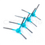 Pack 4 cepillos escobillas laterales Conga 1690 / 1890 / 2090 / 2290 Panoramic / 2690 / 3090 / 3290