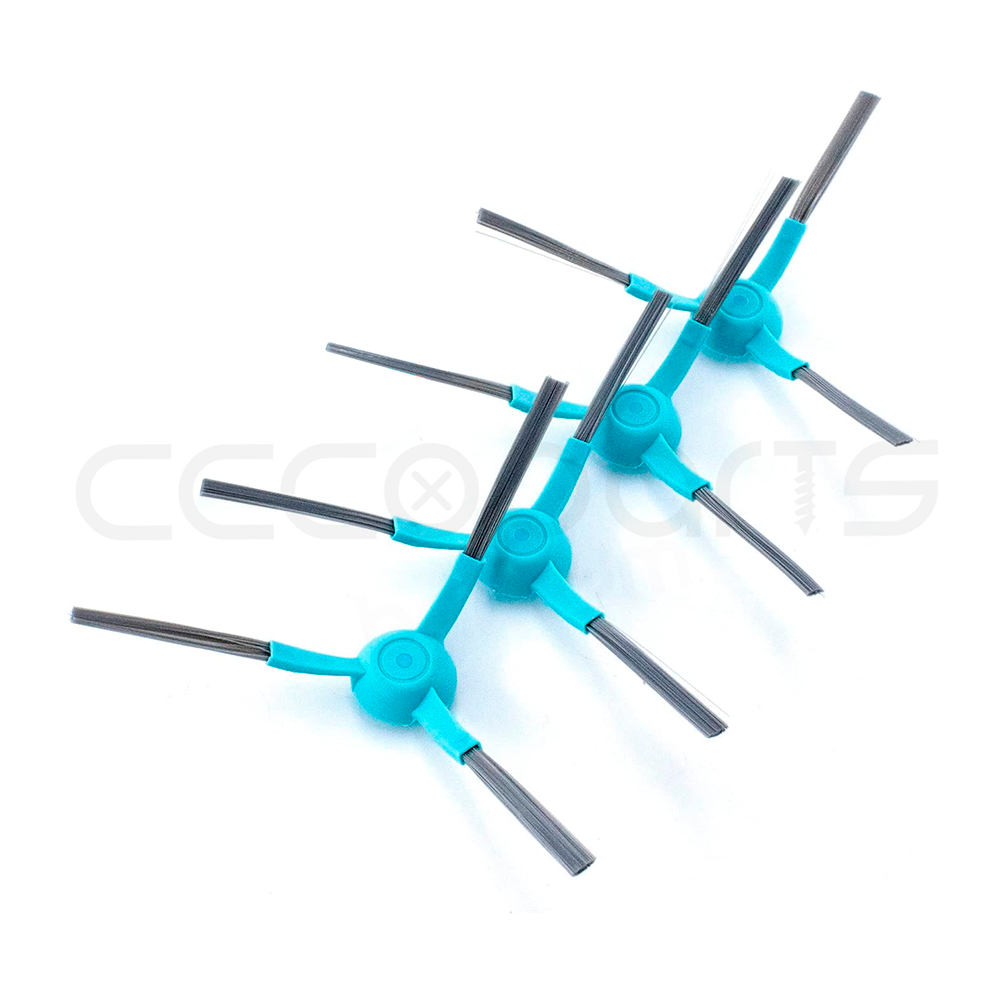 Pack 4 cepillos escobillas laterales Conga modelos 1690 / 1890 / 2090 / 2290 Panoramic / 2690 / 3090