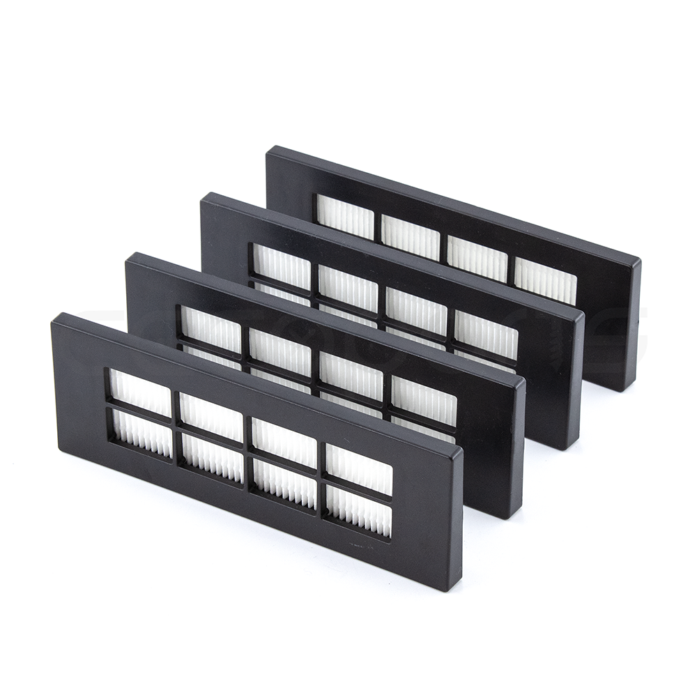 Pack 4 Filtros Hepa | Depósito Solidos | Para Cecotec Conga 3090 | 3091 | 3092. Filtro Alto Rendimiento