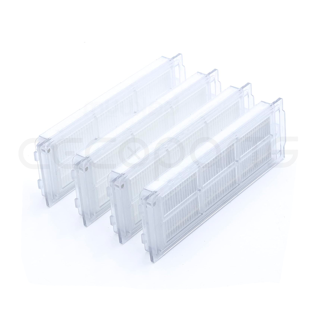 Pack 4 Filtros HEPA, para Cecotec Conga 11090 Spin Revolution Home&Wash. Filtro para depósito de polvo y depósito mixto de agua. Y 13090 Spin Revolution.