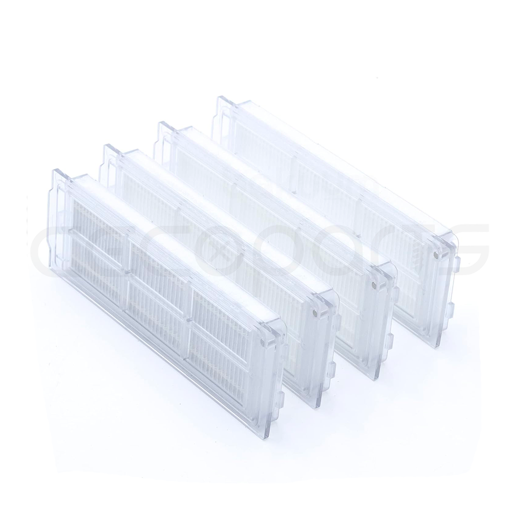 Pack 4 Filtros HEPA, para Cecotec Conga Series 3290, 3390, 3490, 3590, 3690, 3790 y 3890. Filtro para depósito de polvo y depósito mixto de agua.