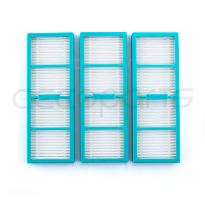 Pack 3 Filtros HEPA, depósito solidos, para Cecotec Conga 8090 Ultra 9090. Pack repuestos y accesorios para robot aspirador
