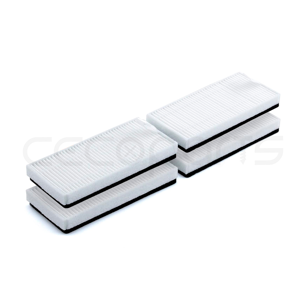 Pack De 4 Filtros Primario Deposito Mixto Conga 5290 Ultra | 5290 Ultra Home | 5290 Titanium | 5290 Ultimate | 5290 Absolute