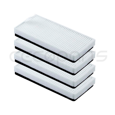 Pack 4 Filtros HEPA, para Cecotec Conga Eternal Laser/Conga 7290 Eternal y 7490 Eternal modelos Home X-Treme y Genesis.