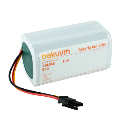 Batería 3200 mAh 14.8V 47.36Wh para Xiaomi e10 y e12. Repuesto para Robot Aspirador.