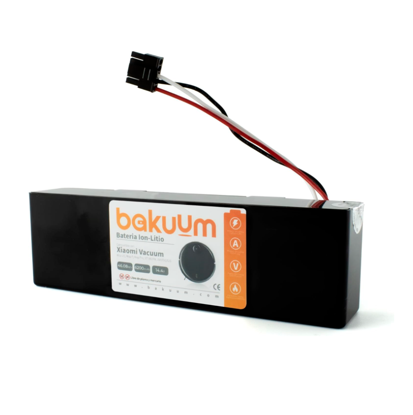 Batería 6200 Mah Para Xiaomi Mop 2S | Mop P | Mop Pro | Styj02Ym | Xmstjqr2S. Capacidad De 6200 Mah 46.08Wh 14.4V.