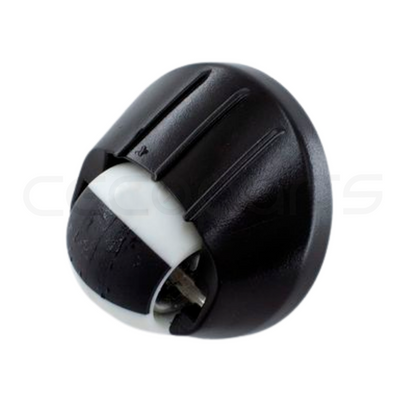 Rueda omnidireccional blanca y negra Conga 1790