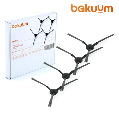 Pack 4 Cepillos Laterales Escobillas Conga 999 Origin Genesis/999 Origin X-Treme/Conga Connected Premium/ Conga 999 Map Genesis/ Conga 999 Map X-Treme