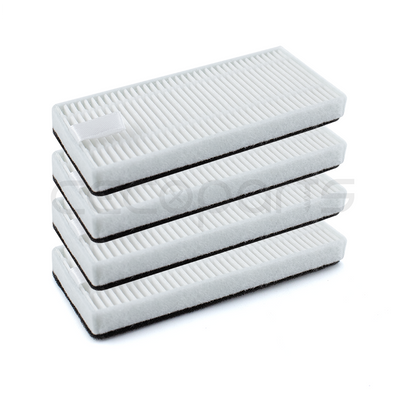 Pack 4 Filtros HEPA de alto rendimiento depósito polvo Conga 1190 Gyro / Excellence / Excellence 990 / Excellence 990 Dry / Excellence Dry / Serie 990