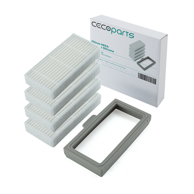 Kit compuesto por 4 Filtros + 1 Carcasa Silicona para Conga 999 Origin Genesis / 999 Origin X-Treme / Conga Connected Premium