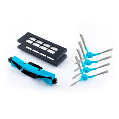 Kit Accesorios Cecotec Conga 3090, 3091, 3092, 2 Filtros, 4 Cepillos, 1 Rodillo. Repuestos y accesorios para robot aspirador