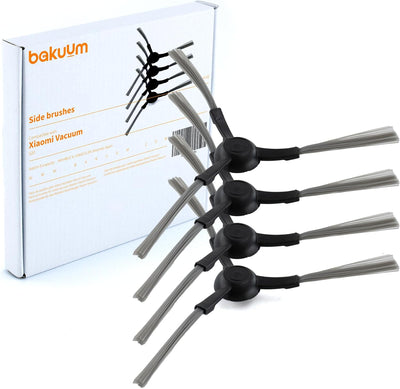 Pack 4 cepillos, escobillas Laterales, para Xiaomi S20. Pack repuestos y Accesorios para Robot Aspirador