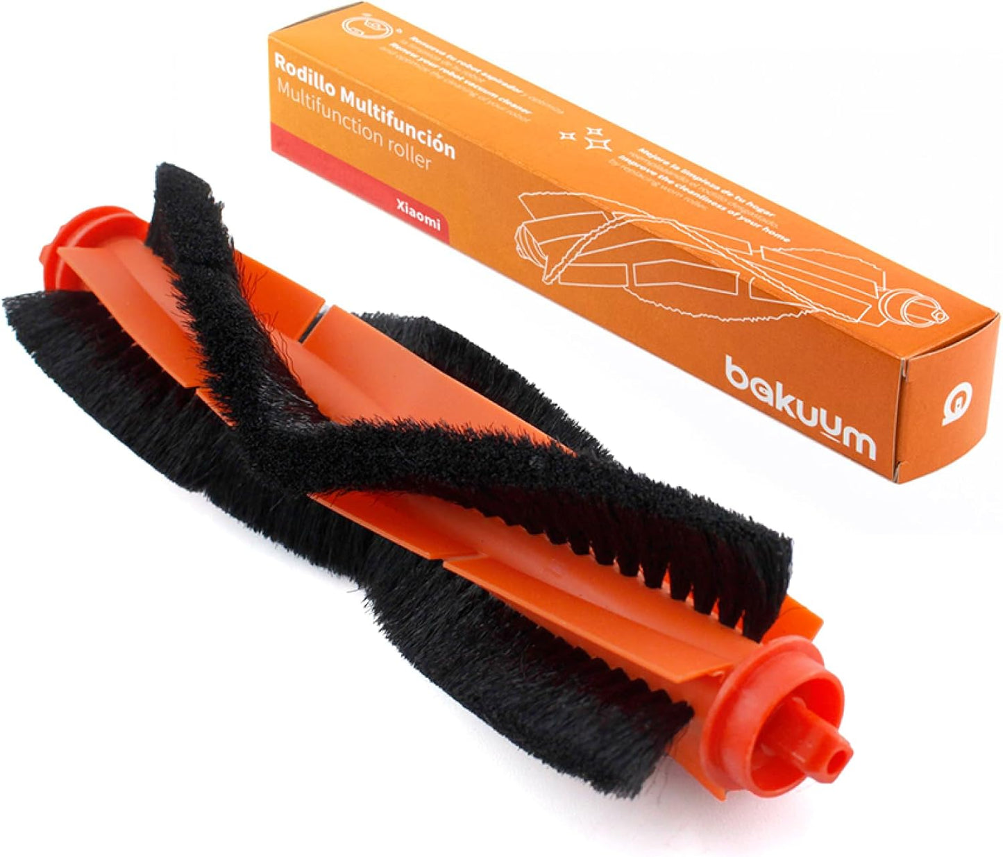 Rodillo Principal | Cepillo Central Para Xiaomi E10 | E12. Cepillo Para Robot Aspirador. Cerdas Resistentes Para Mejorar La Limpieza De Su Hogar.