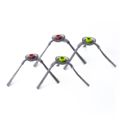 x4 Cepillos para Conga 8290 Immortal. Pack escobillas Laterales. Pack repuestos y Accesorios para Robot Aspirador