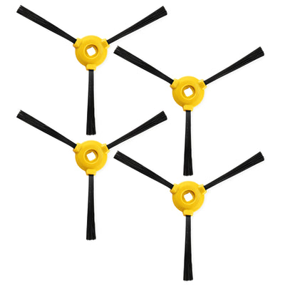 Pack 4 Cepillos Laterales Para Conga 890 Sim | Conga 750 - Wet | Conga Serie 899 Slim | Conga 990 Excellence | Conga 990 Excellence