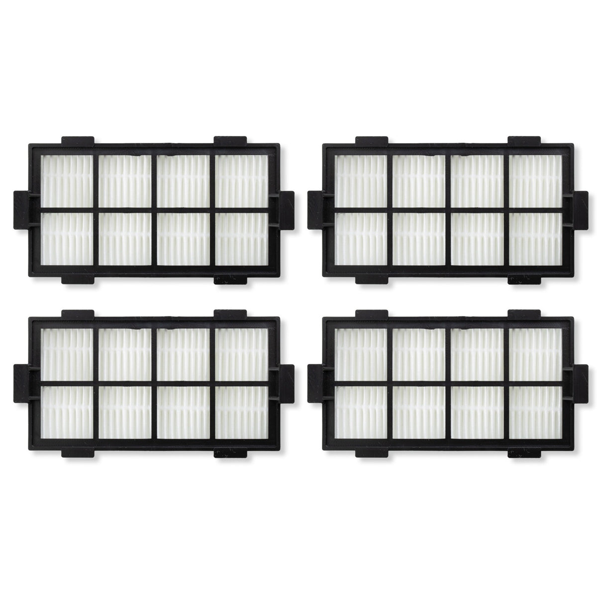 4-Pack Dustbin Filters for Conga 2090 Vision | Conga 2290 Panoramic | Conga 1690 Pro | Conga 2690 | Conga 1890