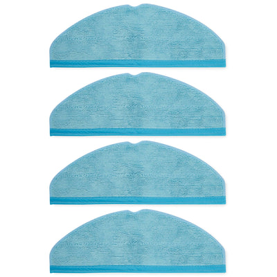 Pack De 4 Mopas Watertank 26cm. Para Conga 8090 Ultra  | Conga 9090 Ai | Conga 9090 Ai Home