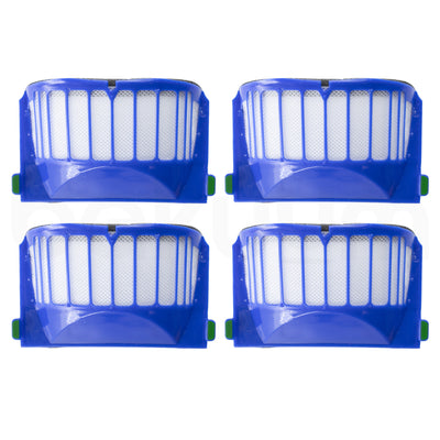 Pack 4 Filtros Para  Roomba 600 Series