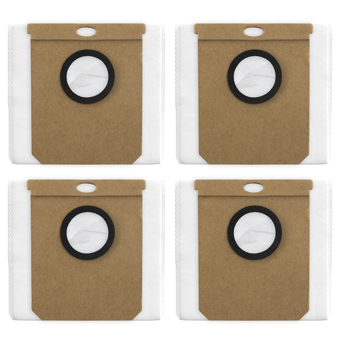 Pack 4 Dust Bags for Conga 15090 Spin Revolution Home&Wash | Conga 16090 AI Spin Revolution Home&Wash