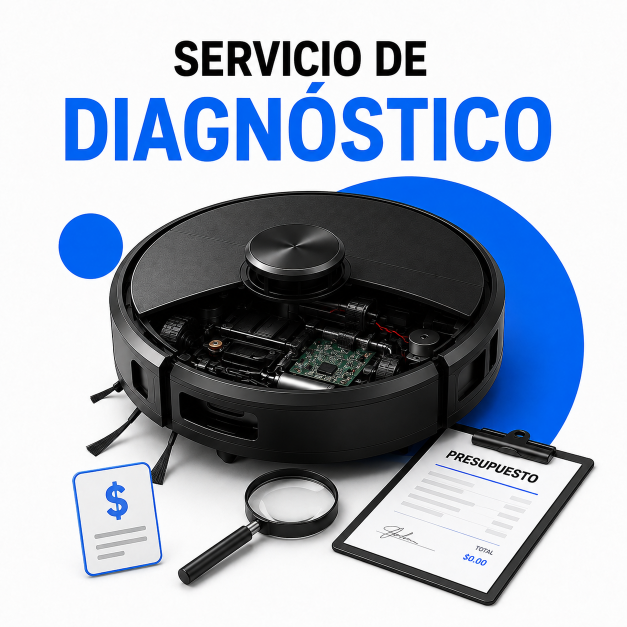 Servicio de Diagnóstico y Reparación con transporte incluido