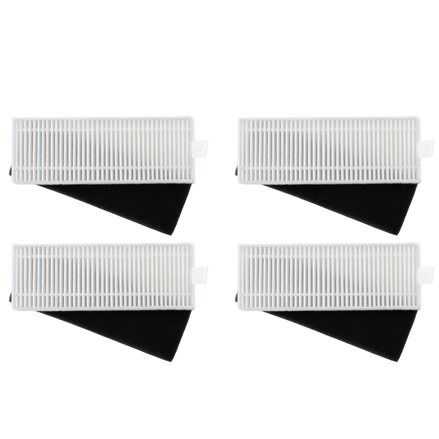 Pack 4 Filtros Para  Conga Flash Connected Ultimate | Conga Flash Connected Titanium | Conga Flash Connected Vital | Conga 1990 Modelos | Conga 1790 Ultra | Conga 1790 Titanium | Conga 1790 Vital | Conga 1099 Connected | Conga 1090 | Conga 1090 Excelsior