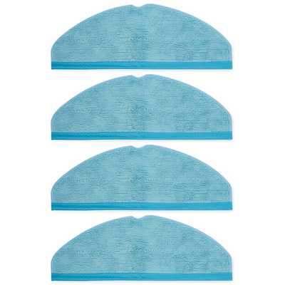 Pack De 4 Mopas Watertank 26cm. Para Conga 8090 Ultra  | Conga 9090 Ai | Conga 9090 Ai Home