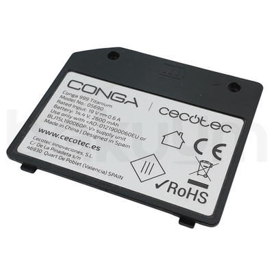 Tapa Bateria Conga 999 Titanium