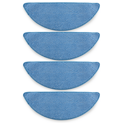 Pack of 4 Mop Pads - Check Models Conga M50 | Conga Y70 | Conga M70 | Conga Y50 | Conga M50 X-treme | Conga Y50 X-treme