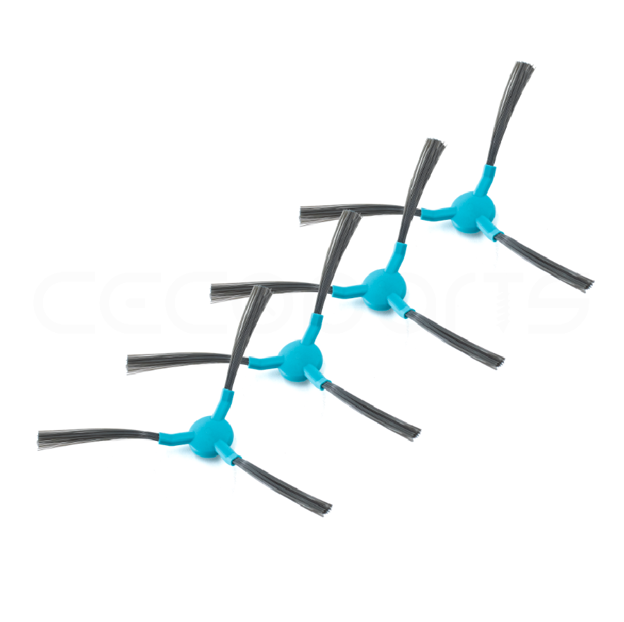 Pack 4 Cepillos Laterales Para Conga 2299 Inertial | Conga 2299 Ultra Home Vital | Conga 2299 Ultra Home X-treme | Conga 2299 Ultra Home | Conga 2499 Ultra | Conga 2499 Ultra X-treme | Conga 2299 Ultra Home X-trem T | Conga 2499 Advanced | Conga 2499 Ultr