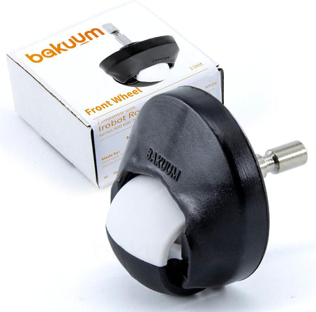 BAKUUM Rueda Delantera para iRobot Roomba Series 500 600 700 800 900 e5 i7. Rueda omnidireccional. Repuesto para Robots aspiradores. Material apto para todos los suelos.