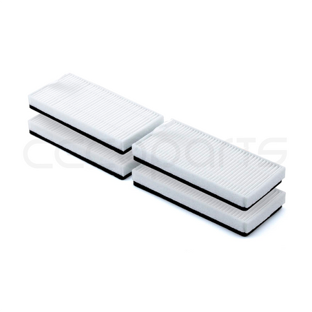 Pack 4 Filtros HEPA, para Conga Serie 1090 / 1090 Excelsior / 1090 Connected / 1099 Connected / 1790 Ultra / 1790 Titanium / 1790 Vital / 1990 Connected / Flash Connected Vital / Flash Connected Titanium / Flash Connected Ultimate