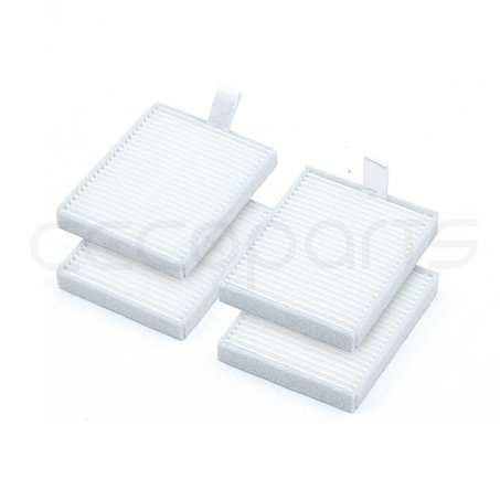 Pack 4 Filtros HEPA, para Cecotec Conga 7490 ULTIMATE. Pack repuestos y accesorios para robot aspirador