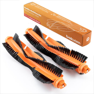 BAKUUM x2 Rodillos principales, cepillo central para Xiaomi Mop 2S / Mop P/Mop Pro / STYJ02YM / XMSTJQR2S