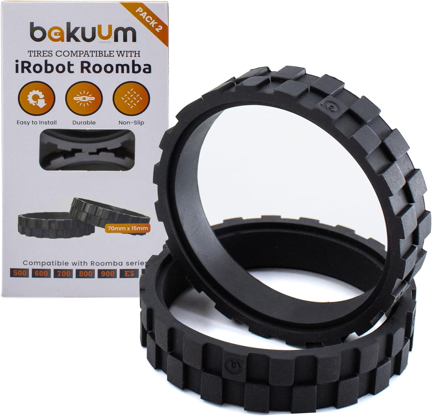 Neumáticos de ruedas para iRobot Roomba Series 500 600 700 800 900 e5 i7 i1 i6 i8